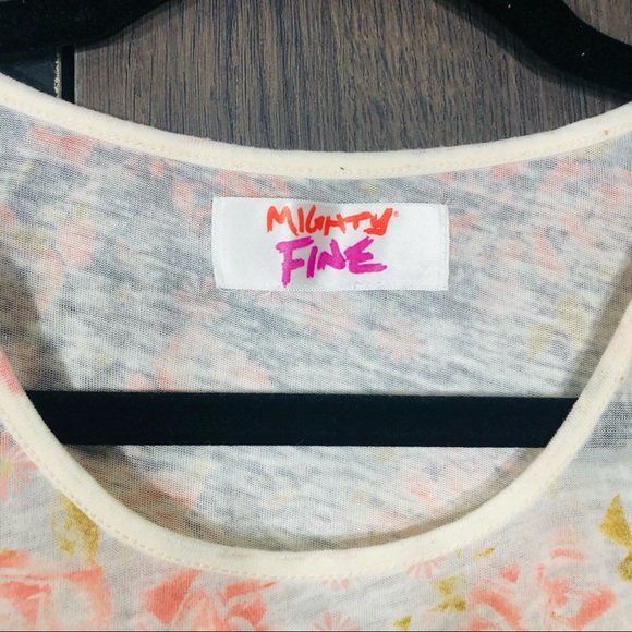 _🌸5/$25🌸Mighty Fine Floral Printed Sleeveless Top Small - Picture 5 of 13